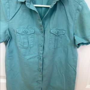 Croft and Barrow Linen Button down Shirt